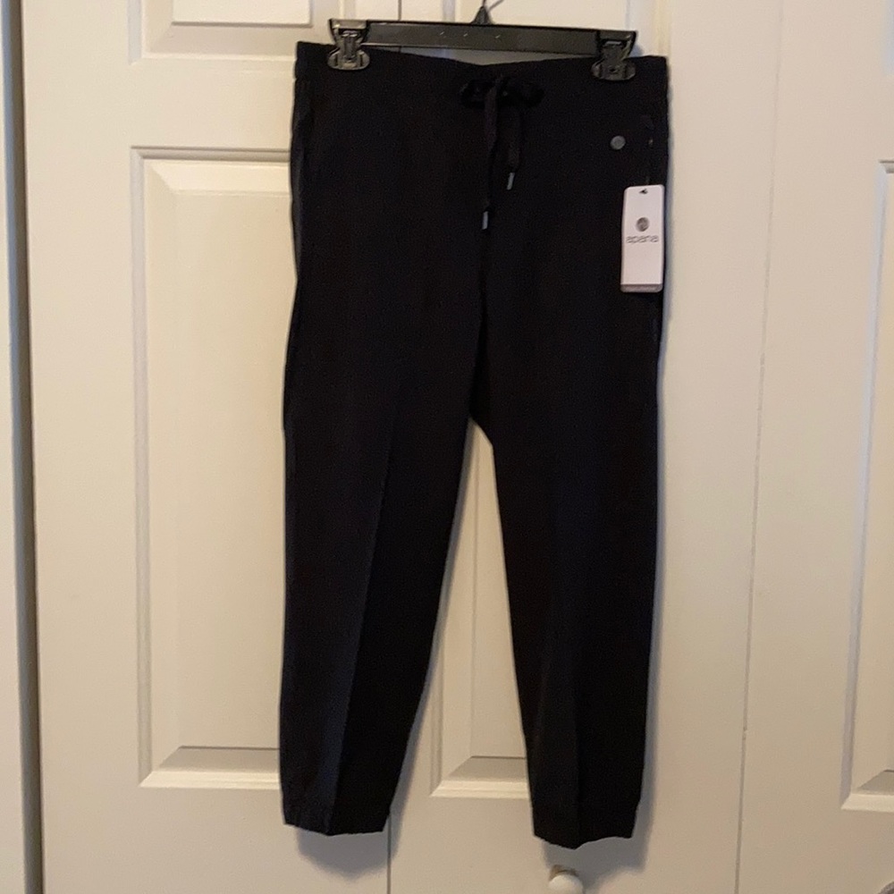 Apana rich black small yoga lifestyle pants